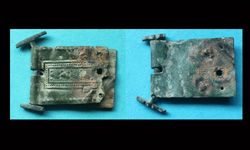 Buckle, Belt, Plate with Repousse, c. late 4th Cent, Scarce!